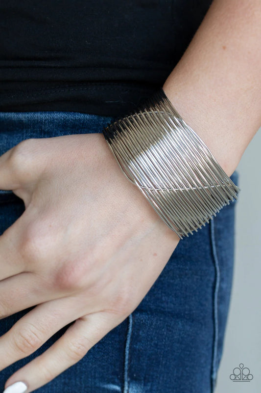 Retro Revamp Silver Bracelet - Jewelry by Bretta