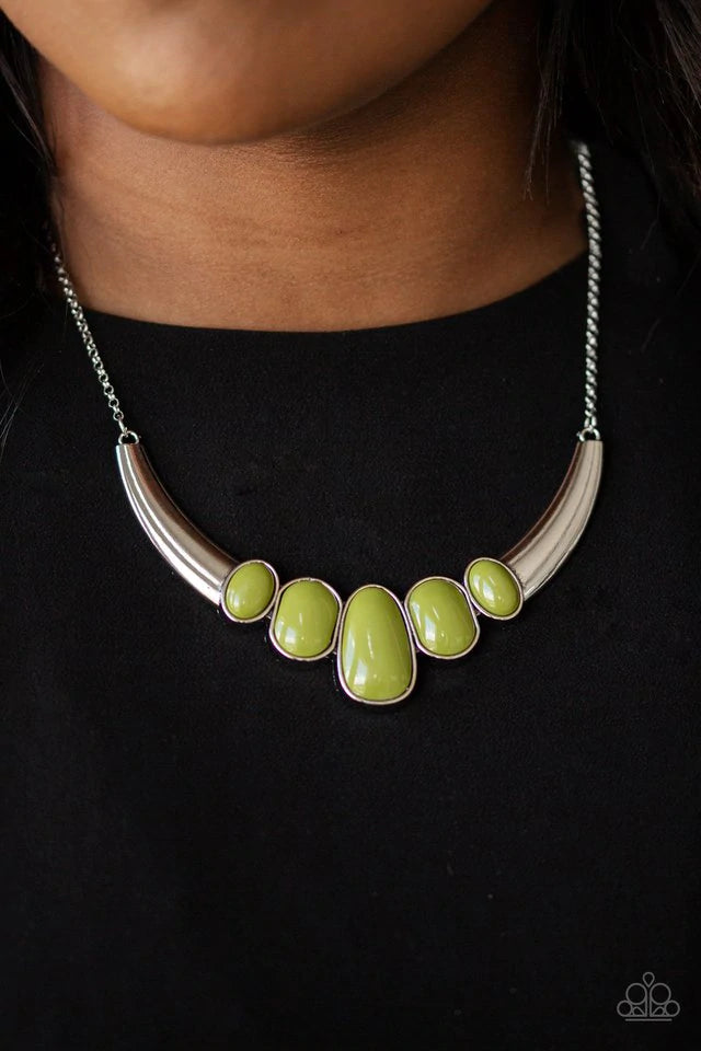 Molten Mogul Green Bracelet - Jewelry by Bretta