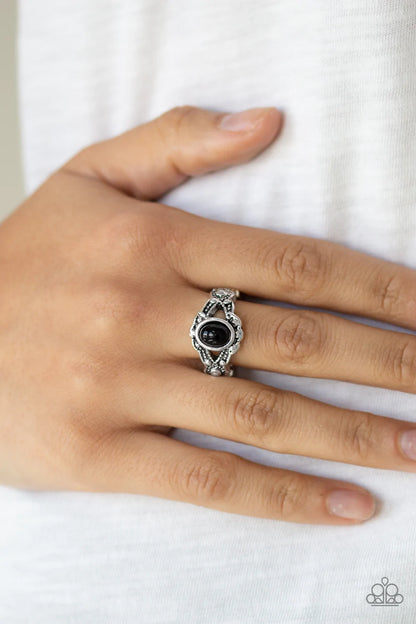 Definitely DOT! Black Ring - Jewelry by Bretta