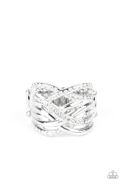 High Rollin White Ring- Jewelry by Bretta