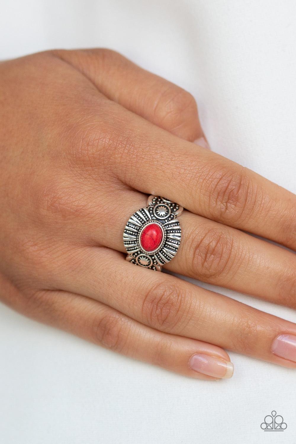 Paparazzi Accessories-Thirst Quencher - Red Ring