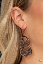 Paparazzi Accessories-Country Chimes - Copper Earrings