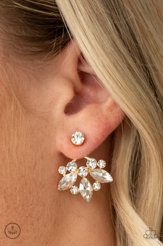 Crystal Constellations Gold Post Earrings - Jewelry by Bretta