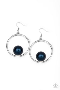 Solitaire REFINEMENT Blue Earrings - Jewelry by Bretta