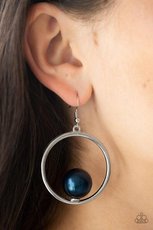 Solitaire REFINEMENT Blue Earrings - Jewelry by Bretta