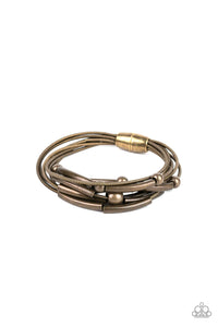 Basic Magnetics Brass Bracelet - Jewelry by Bretta