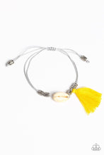 Paparazzi Accessories-SEA If I Care - Yellow Bracelet