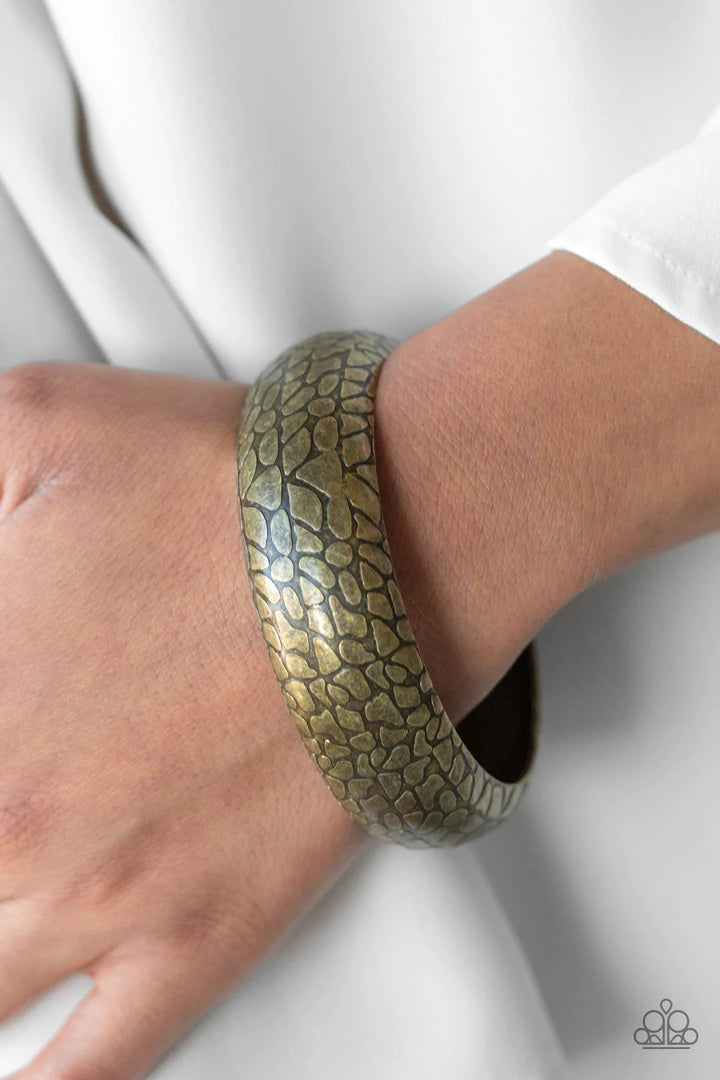 Molten Mogul Green Bracelet - Jewelry by Bretta