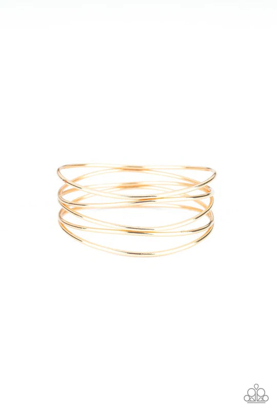 Showstopping Sheen Gold Bracelet - Jewelry by Bretta