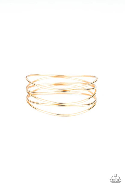 Showstopping Sheen Gold Bracelet - Jewelry by Bretta