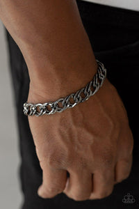 Paparazzi Accessories-On The Ropes - Black Bracelet