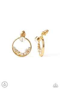 Paparazzi Accessories-Rich Blitz - Gold Earrings