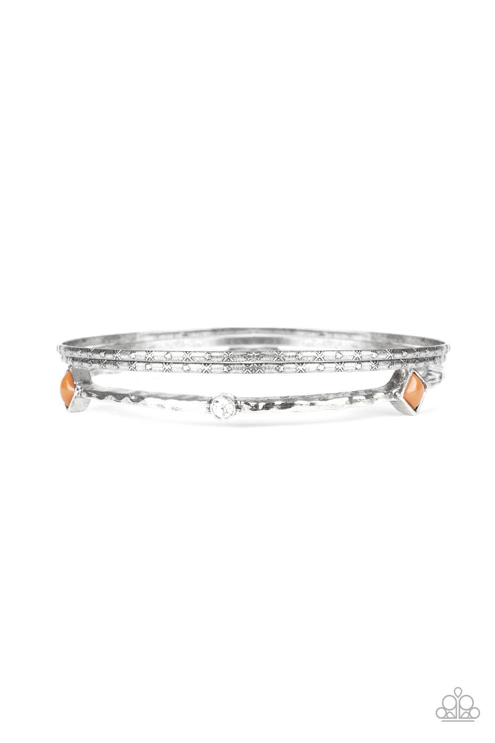 Paparazzi Accessories-Sunset Fusion - Brown Bracelets