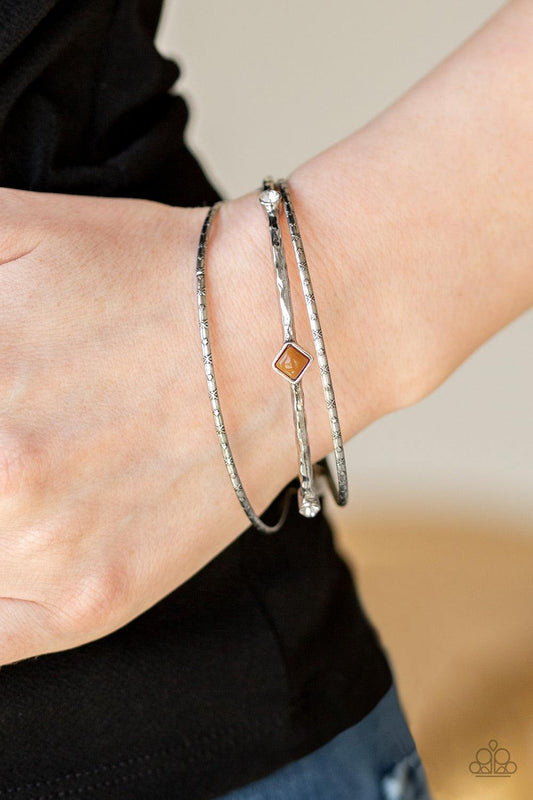 Paparazzi Accessories-Sunset Fusion - Brown Bracelets