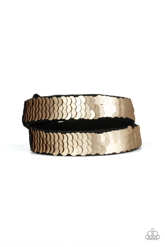 Under The SEQUINS Brown Bracelet - Jewelry by Bretta