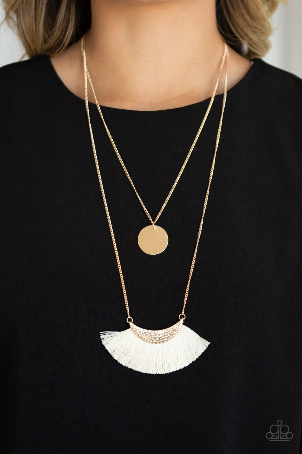 Tassel Temptation Gold Necklace - Jewelry by Bretta