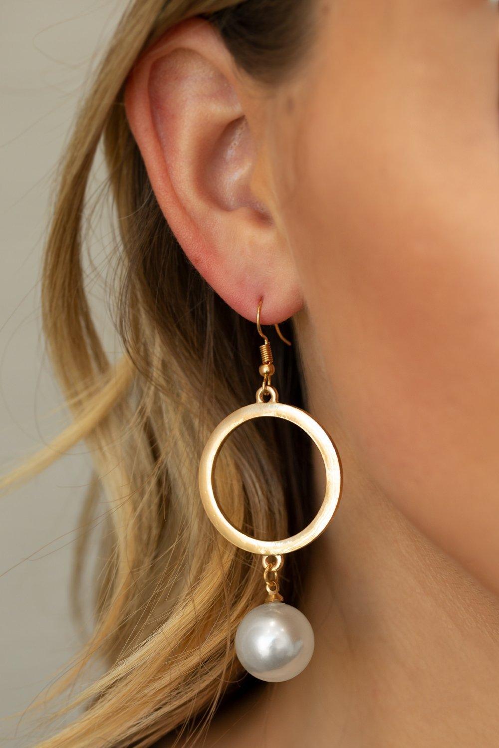 Paparazzi Accessories-SoHo Solo - Gold Earrings