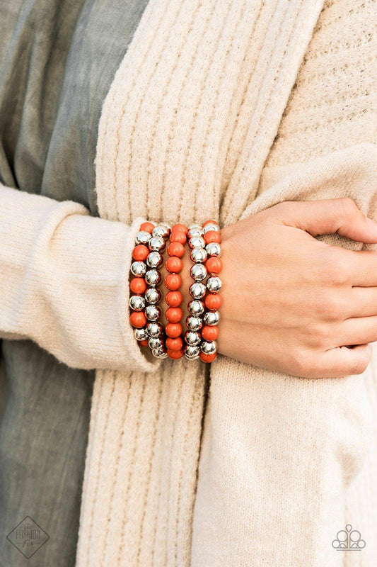 Pop-YOU-lar Culture Orange Bracelet - Jewelry by Bretta