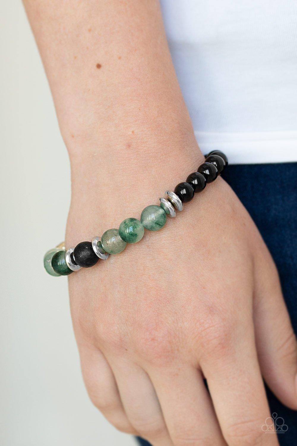 Molten Mogul Green Bracelet - Jewelry by Bretta