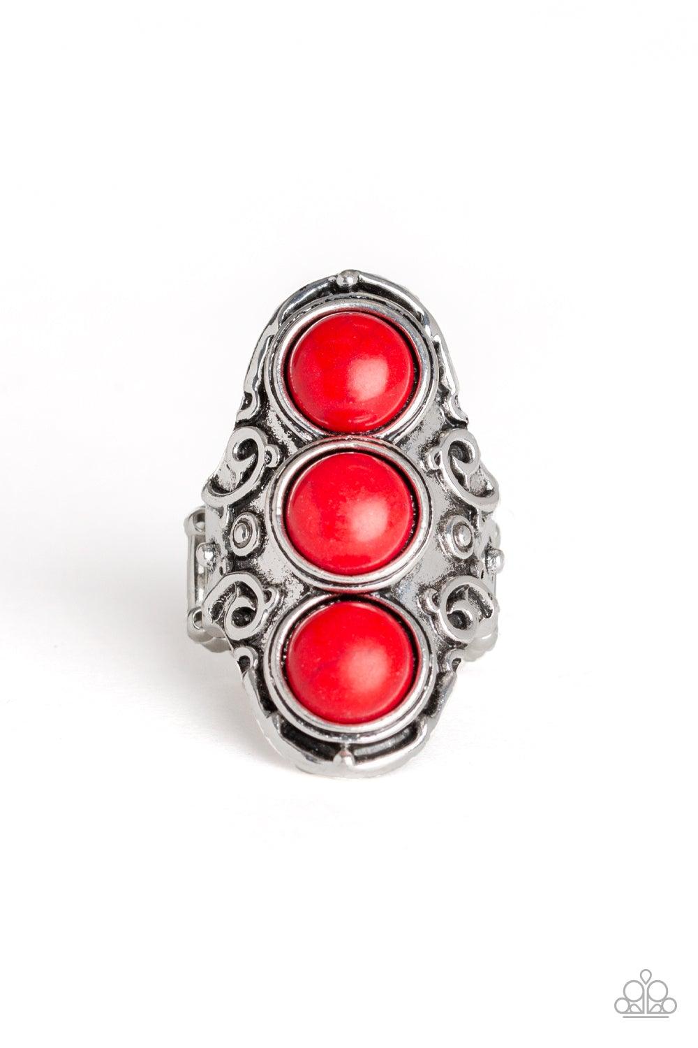 Paparazzi Accessories-Sahara Soul - Red Ring