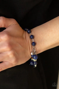 Glossy Glow Blue Bracelet = Jewelry by Bretta - Jewelry by Bretta