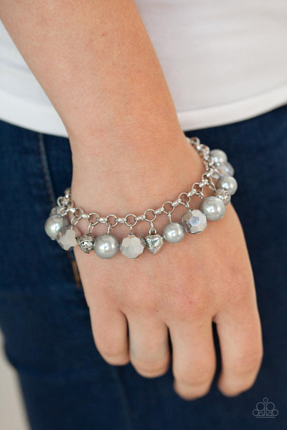 Paparazzi Accessories-Cupid Couture - Silver Bracelet