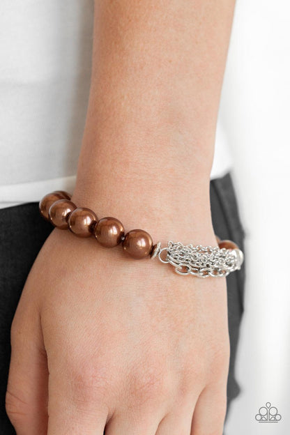 all dressed uptown brown paparazzi Paparazzi "Tonal Takeover" Brown Bracelet