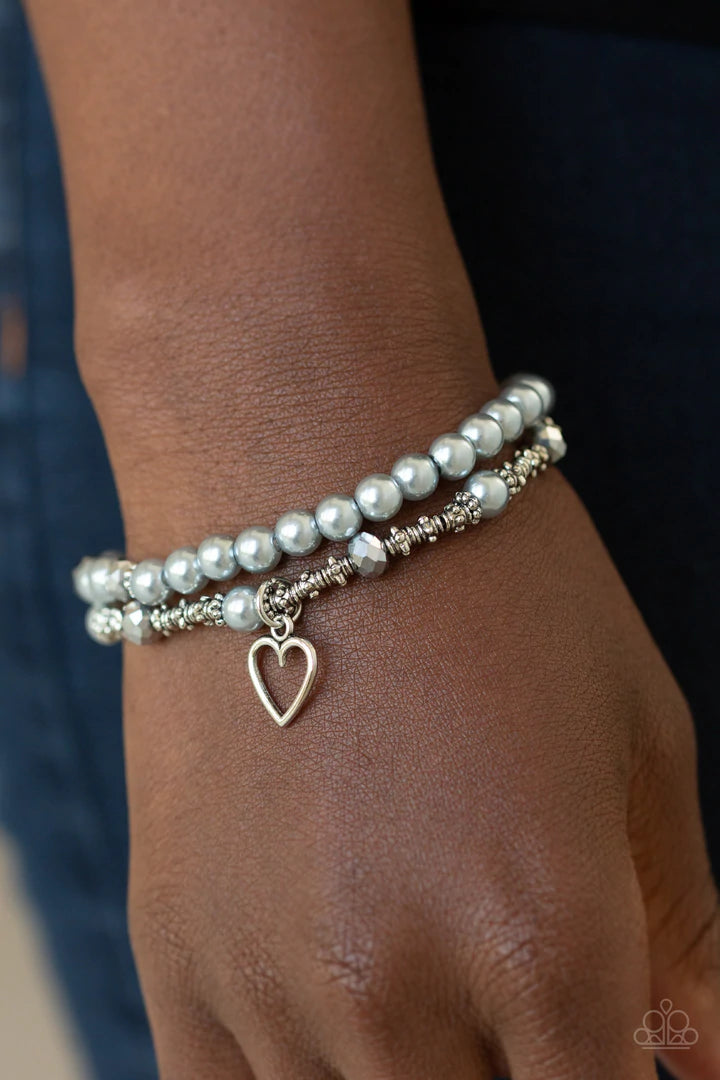 Sweetheart Splendor Silver Bracelet - Jewelry by Bretta