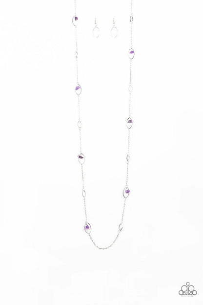 Paparazzi Accessories-Rocky Razzle - Purple Necklace