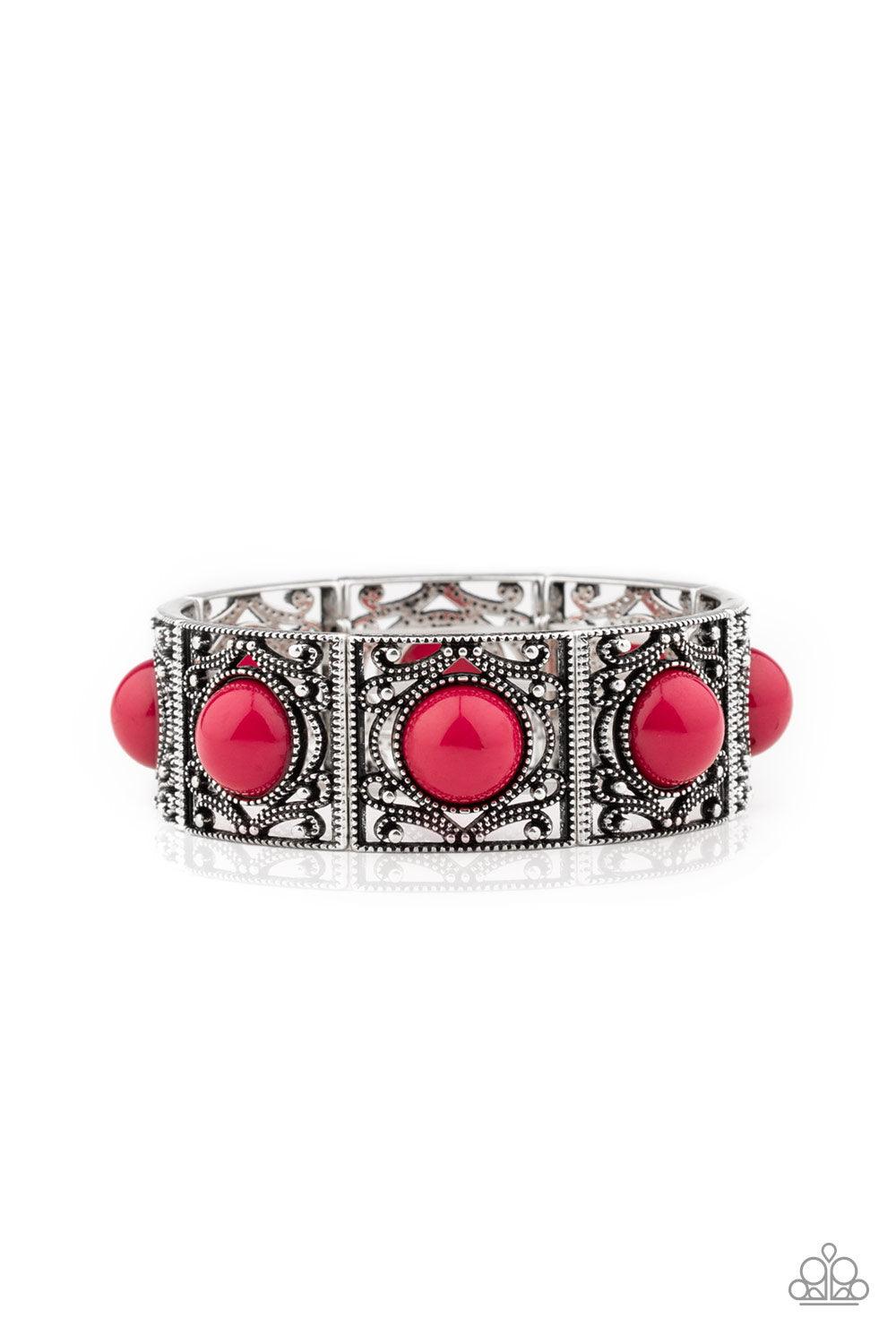 Paparazzi Accessories-Victorian Dream - Pink Bracelet