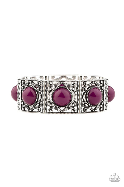 Paparazzi Accessories-Victorian Dream - Purple Bracelet