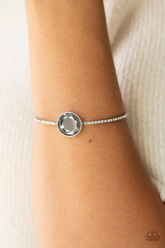 Paparazzi Accessories-Illumination Station - Silver Bracelet