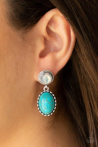 Western Oasis Blue Earrings - Jewelry by Bretta