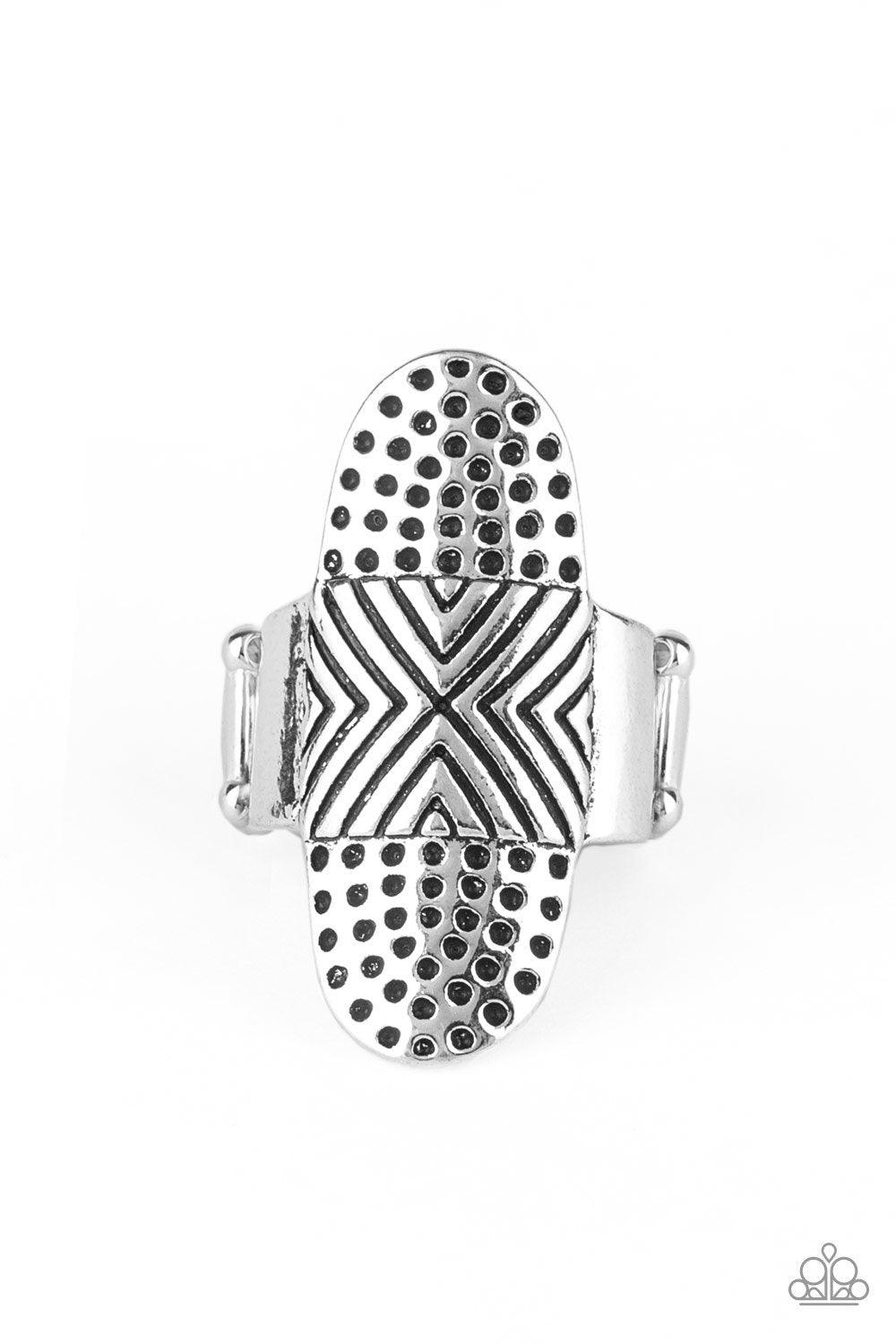 Paparazzi Accessories-Guru Grunge - Silver Ring