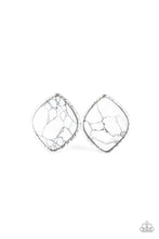 Marble Marvel White Earrings - Jewelry by Bretta