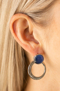 Glow Roll Blue Earrings - Jewelry by Bretta
