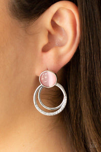 Glow Roll Pink Earrings - Jewelry by Bretta