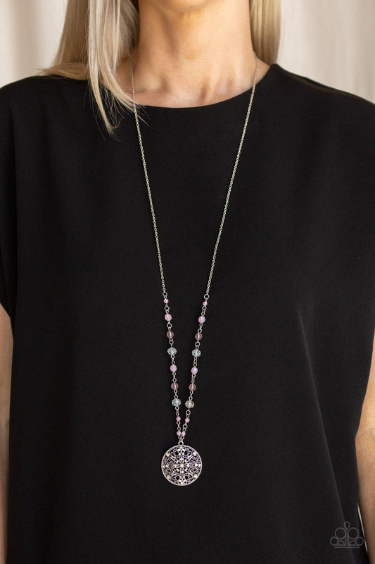 Paparazzi Accessories-Everyday Enchantment - Pink Necklace
