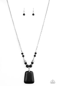 Sandstone Oasis Black Necklace - Jewelry by Bretta