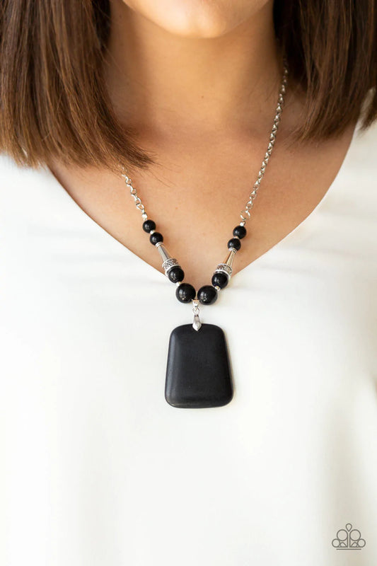 Sandstone Oasis Black Necklace - Jewelry by Bretta
