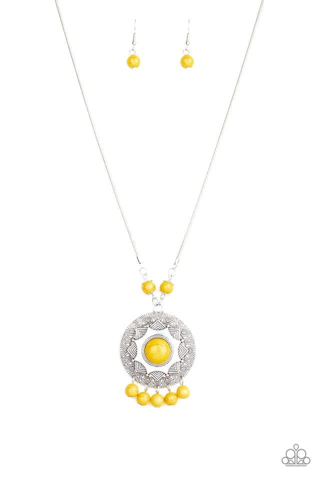  Santa Fe Garden Yellow Necklace - Jewelry by Bretta