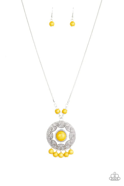  Santa Fe Garden Yellow Necklace - Jewelry by Bretta