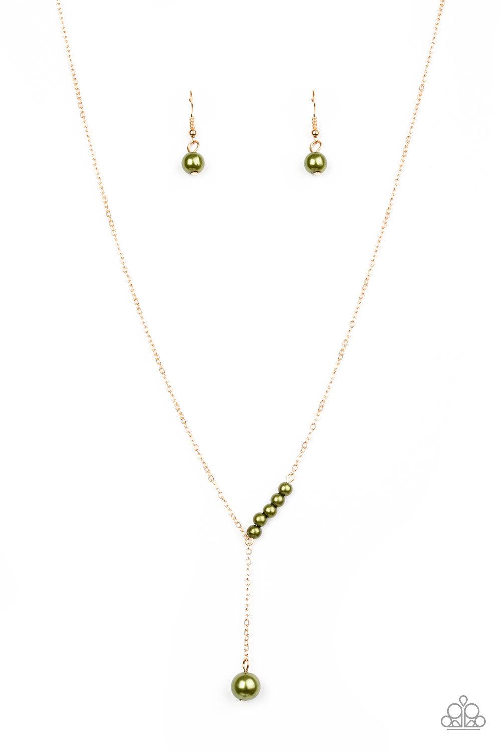 Paparazzi Accessories-Timeless Taste - Green Necklace