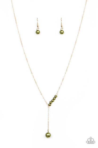 Paparazzi Accessories-Timeless Taste - Green Necklace