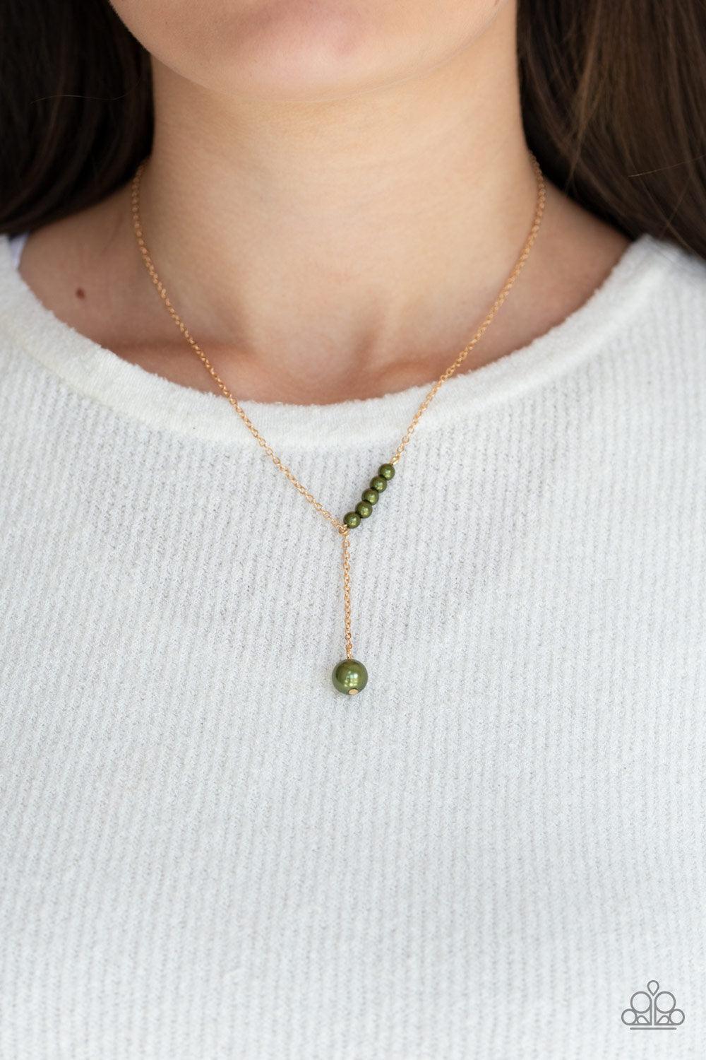 Paparazzi Accessories-Timeless Taste - Green Necklace
