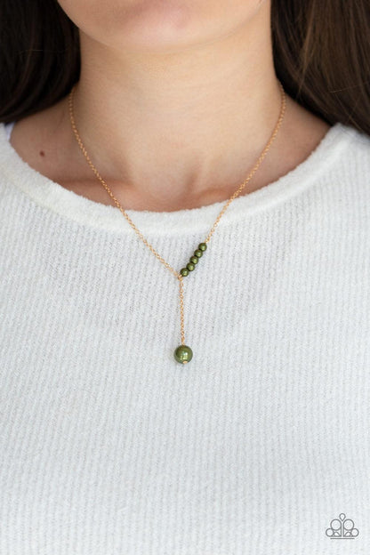 Paparazzi Accessories-Timeless Taste - Green Necklace