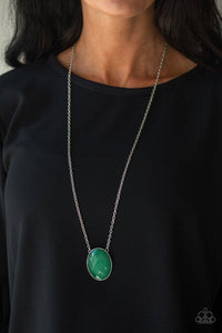 Intensely Illuminated Green Necklace - Jewelry by Bretta