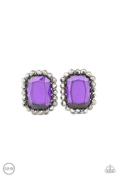 Glitter Enthusiast Purple Earrings - Jewelry by Bretta