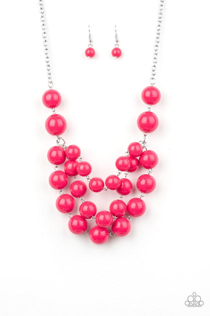 Paparazzi Accessories-Miss Pop-YOU-larity - Pink Necklace