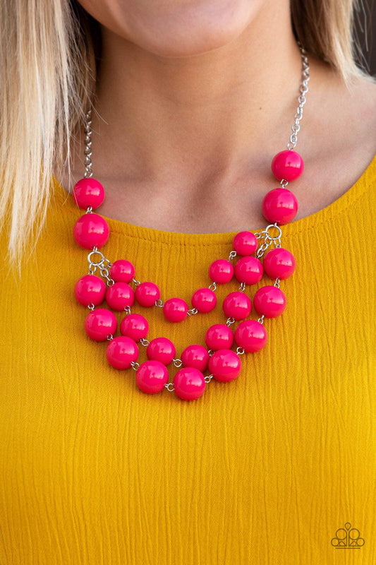 Paparazzi Accessories-Miss Pop-YOU-larity - Pink Necklace